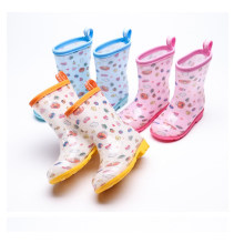 Hot Sale Outdoor waterproof OEM pattern PVC rain boots shoes for kids